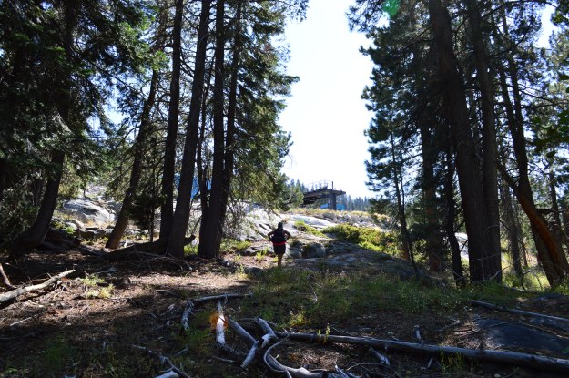 View from the end of the trail that connects with the bottom of chair 5.